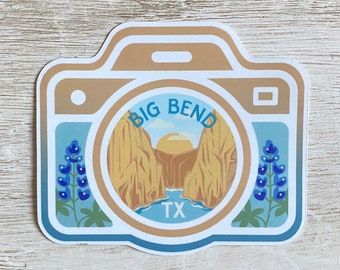 Big Bend Texas Die Cut Sticker