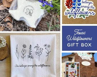 Texas Wildflowers & Bluebonnets Gift Basket