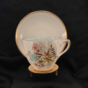 China Teacup & Saucer, Old Royal Bone China England Tea Cup, Est 1846, Saucer Noritake Japan, Coffee Serving Cup, Item #547103086