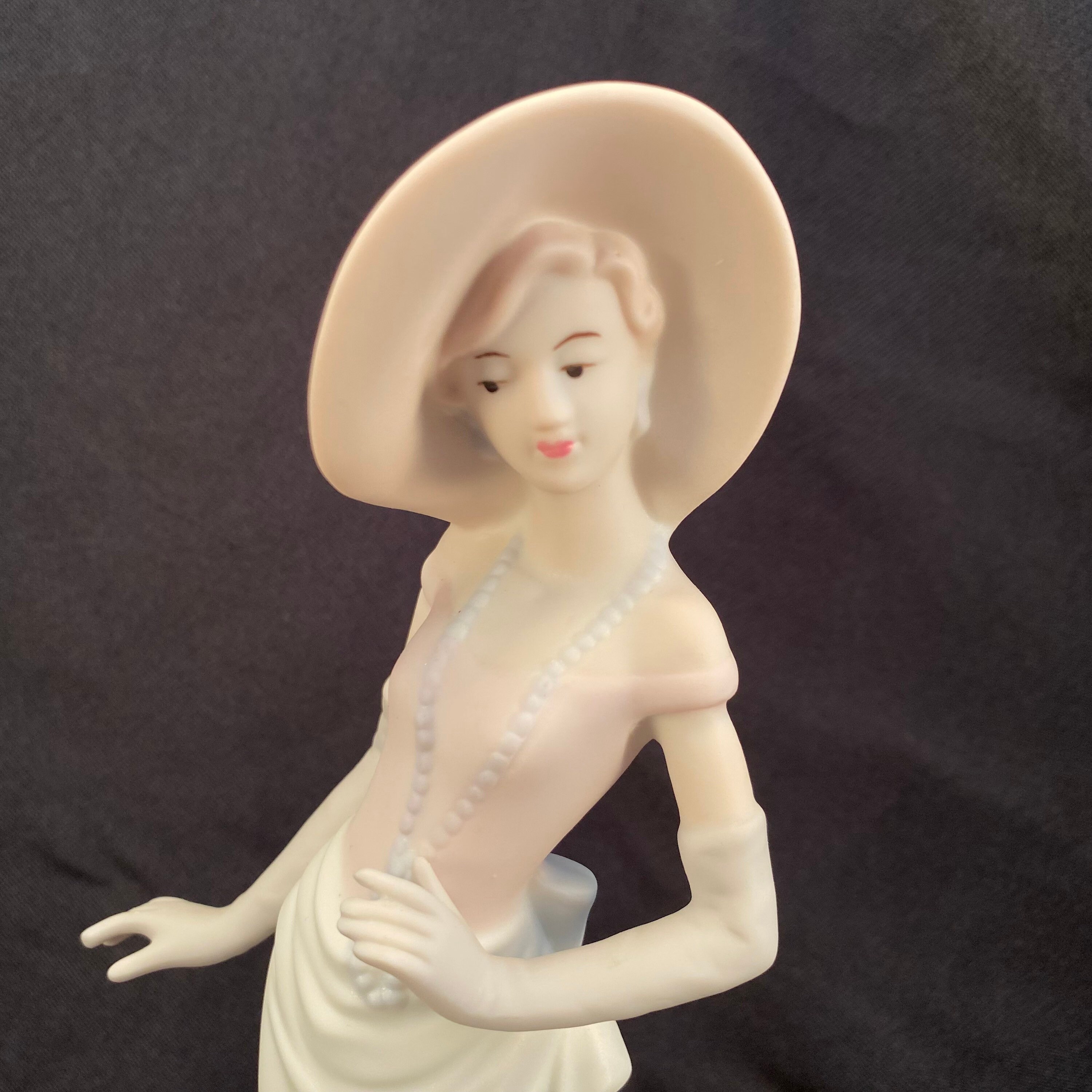 大きめ ヴィンテージ フィギュア 置物 バー 貴婦人 レディー 50年代？ 女性