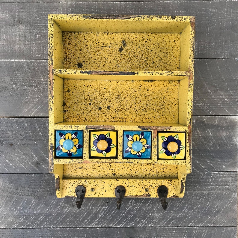 Apothecary Spice Cabinet Wood Cabinet Shelf 4 Ceramic Etsy