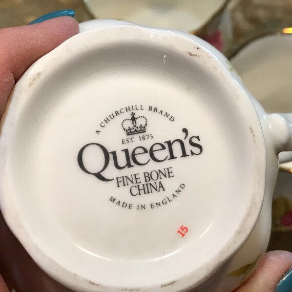 queens dinnerware made in england