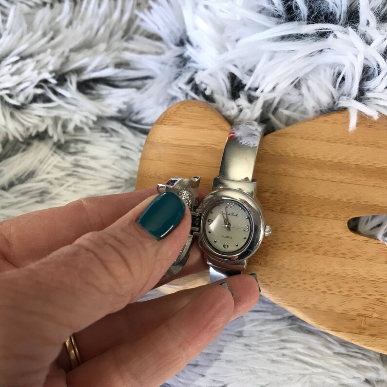 Woman's Watch Quartz Battery Operated Rhinestone Owl Etsy