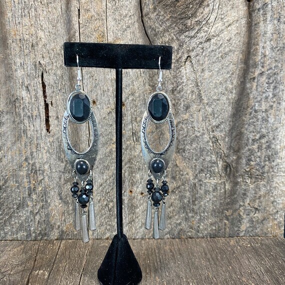 Pierced Earrings Drop Down Dangle Ear Jewelry Ste… - image 2