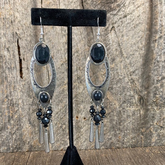 Pierced Earrings Drop Down Dangle Ear Jewelry Ste… - image 4