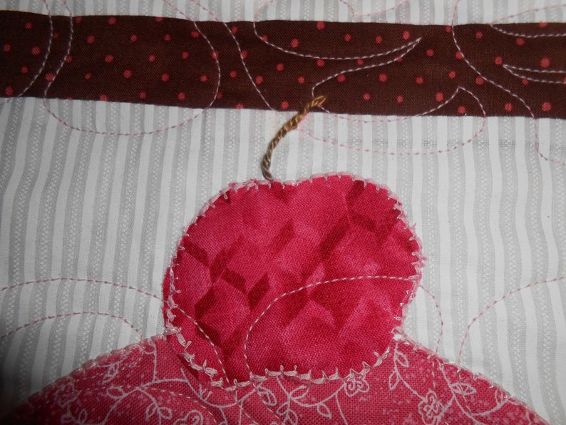 Icing and Cherries on top Quilted Happy Birthday Cupcake Runner