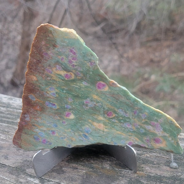 An Outstanding Rough Slab of Ruby Fuchsite