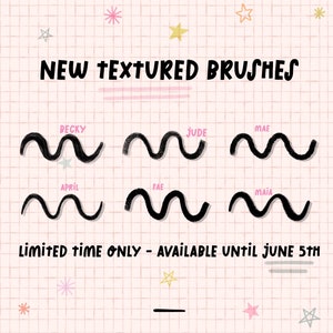 Procreate brushes, procreate lettering brushes, procreate brush pack, brushes procreate, two lined brush, procreate brush