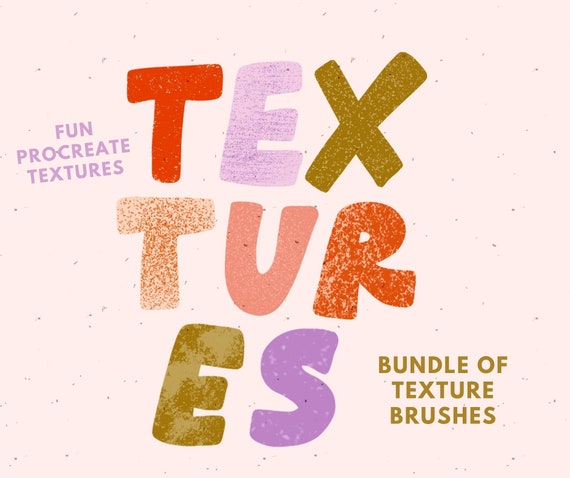 Procreate Texture Brush Pack | Grain and Texture Brushes | gritty procreate brushes | illustration brushes for procreate