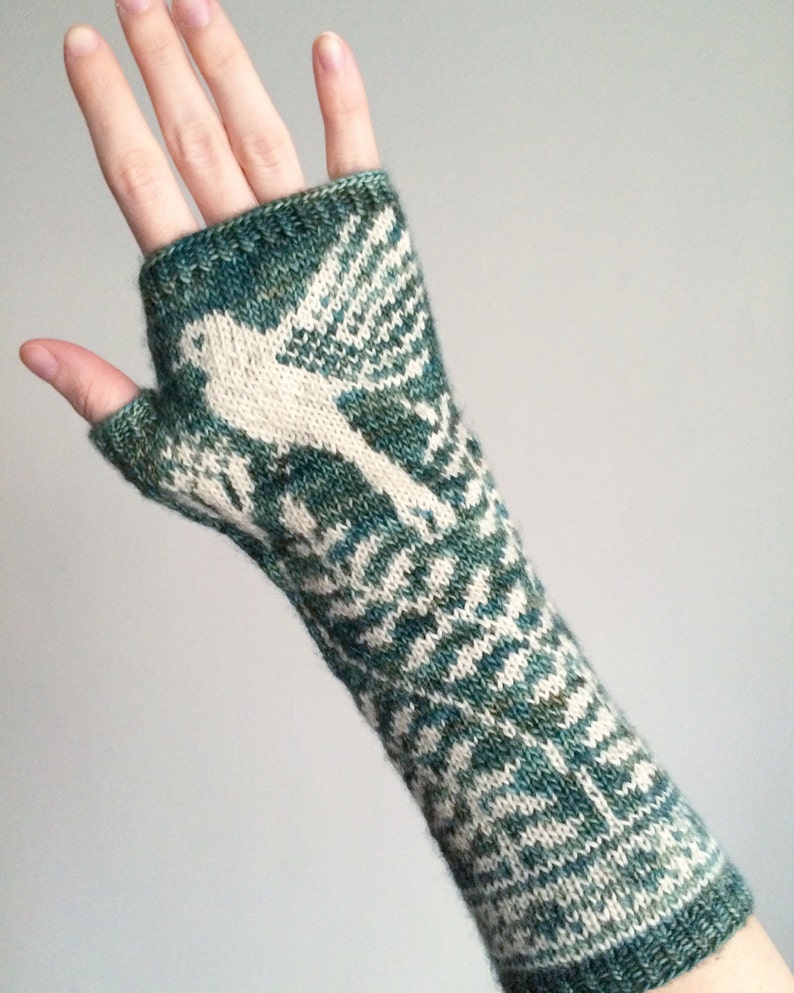 PDF Knitting Pattern Mayfield Mitts image 4