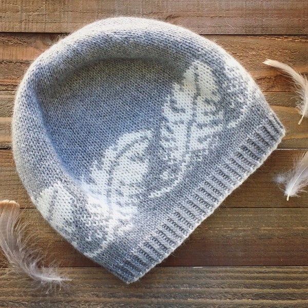 PDF Knitting Pattern - Featherlight Beanie
