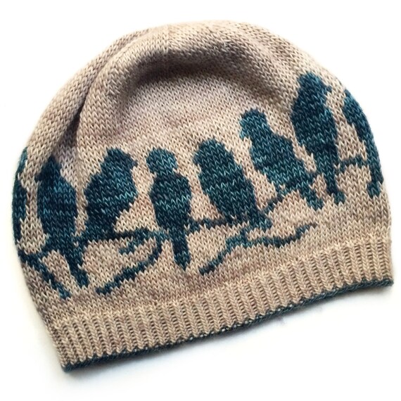 Huckleberry Knit Hat Pattern Adult Size 2 Yarn Weights PDF Pattern Instant  Download Worsted Bulky Knit in the Round - Etsy