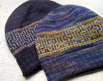 PDF Knitting Pattern - Artifact Hat