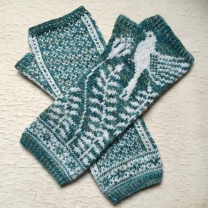 PDF Knitting Pattern Mayfield Mitts image 2