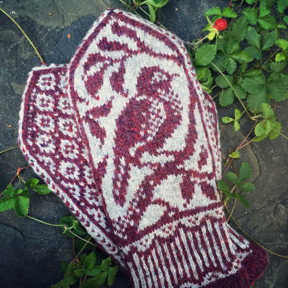PDF Knitting Pattern - Songbird Mittens - Etsy