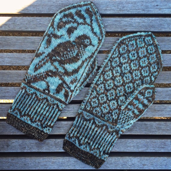 【値下げ】Solveig Larsson's Knitted Mittens Flat Knit Kids Mittens - YouTube