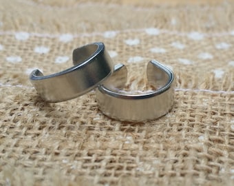 20 Polished 1/4' Ring Blanks 14g 1100 Food Safe Aluminum- FLAT