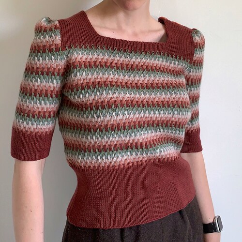 Custom 1930s Seawaves Vintage Jumper Reproduction From a - Etsy