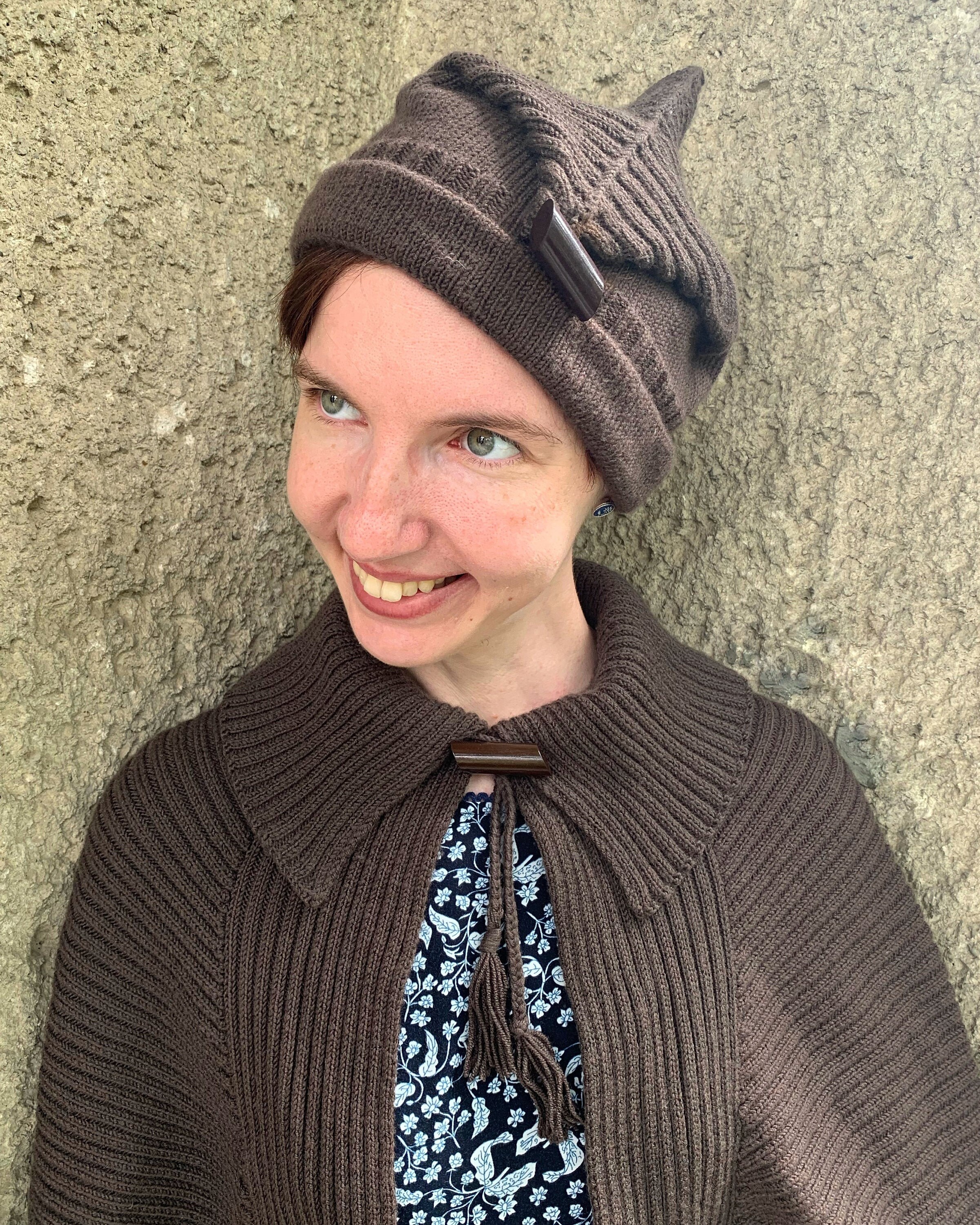 Custom 1930s Knitted Pixie Hat / Cap 
