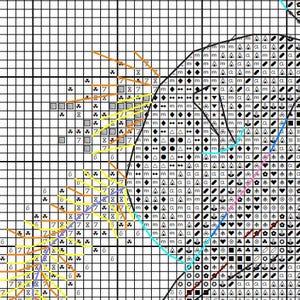 Winter Bird Wreath Cross Stitch Pattern – Bullfinches, Apples & Flowers ...