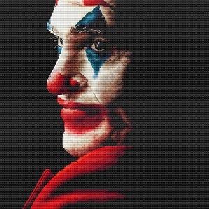 Scheme of cross-stitch &quot;Joker&quot;.