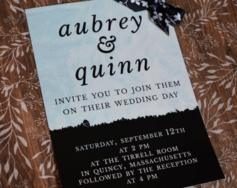 CUSTOM WEDDING INVITATION