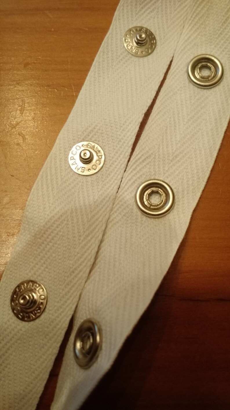 Snap Tape for Sewityourself Sanitary Pads Metal Snaps Etsy