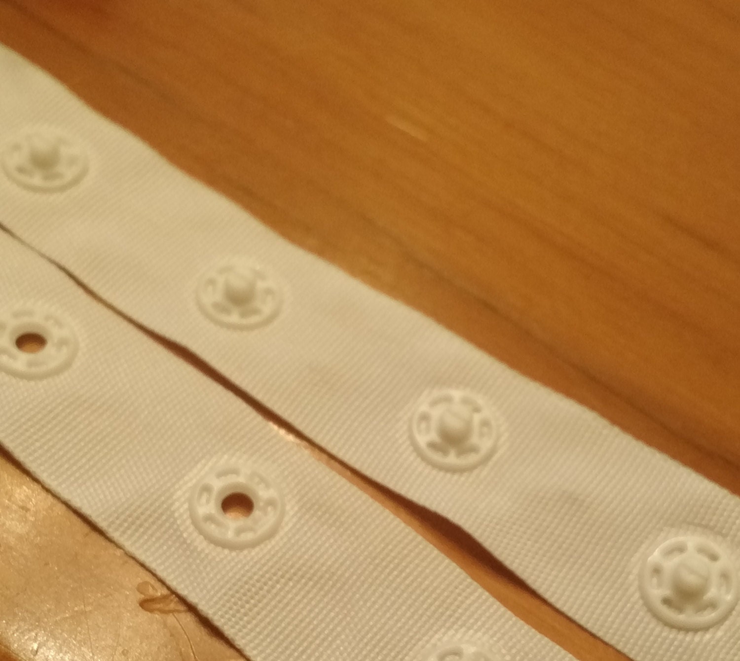 Snap Tape With Plastic Snaps for Sewityourself Sanitary Pads Etsy