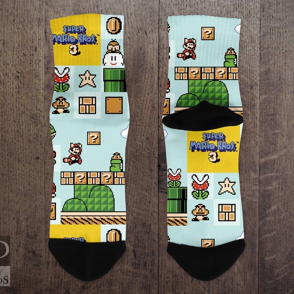 Kids and Toddler Socks, Video Game Inspired Socks, Kids Crew Socks, Toddler Ankle Socks, Cute Kids Socks, Baby Shower Gifts, Birthday Gifts
