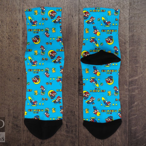 Kids and Toddler Socks, Video Game Inspired Socks, Kids Crew Socks, Toddler Ankle Socks, Cute Kids Socks, Baby Shower Gifts, Birthday Gifts