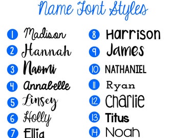 Name Decal, Word Decal, Vinyl Monogram Decal, Any Word Decal, Name Sticker