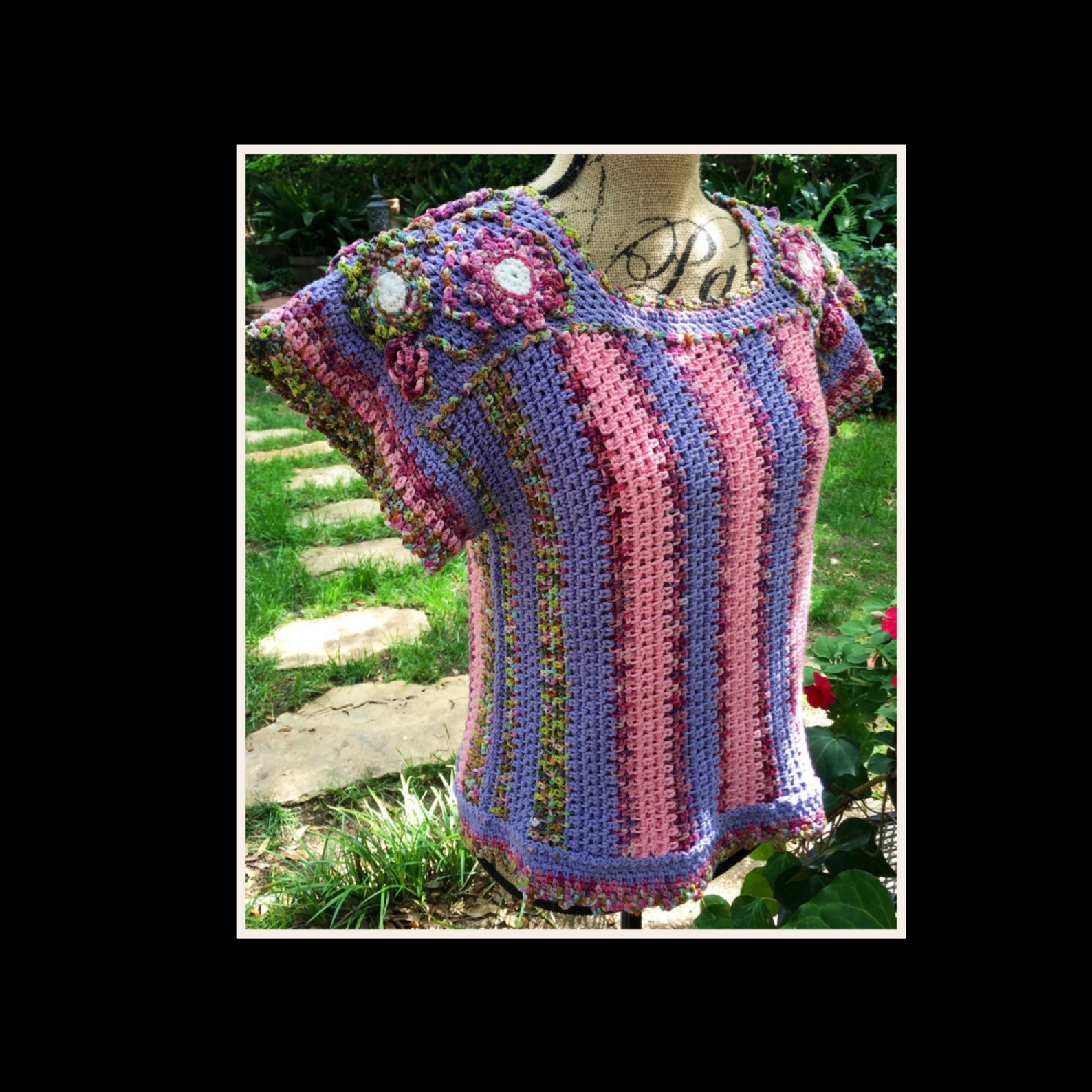 Freeform Crochet Irish Crochet Top Festival Top Bohemian | Etsy