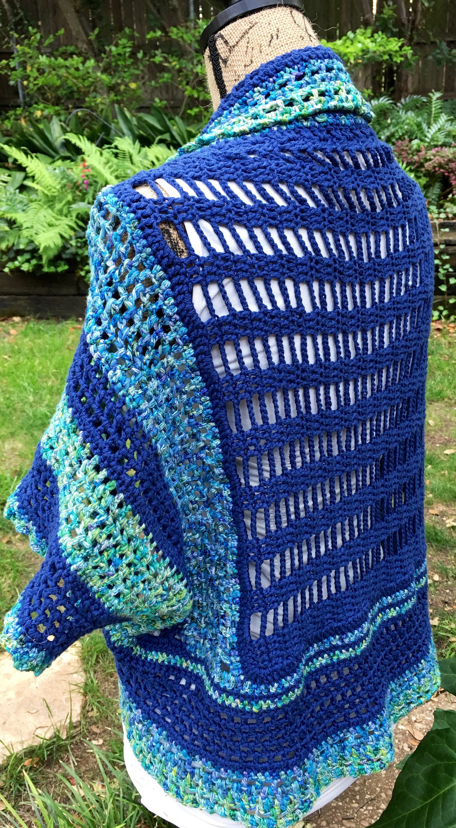 Boho Chic Shrug Crochet Shrug Freeform Crochet Bohemian Etsy