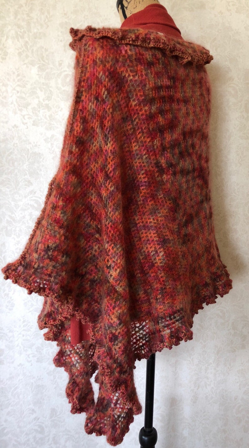 Crochet Lace Poncho Boho Chic Wrap Crochet Poncho Freeform Crochet Knit Wrap Lace Poncho Boho Crochet Shawl Boho Gypsy Shawl