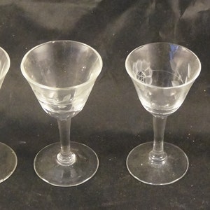 Lot of 6 Hughes Cornflower Liquor Glasses
