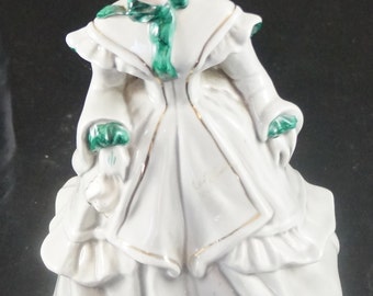 Lalique Frosted Crystal Figurine Girl With a Rabbit 4 1/2