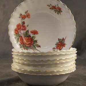 Lot of 8 Fruit Nappies or Small Bowl from Royal Albert Centennial Rose