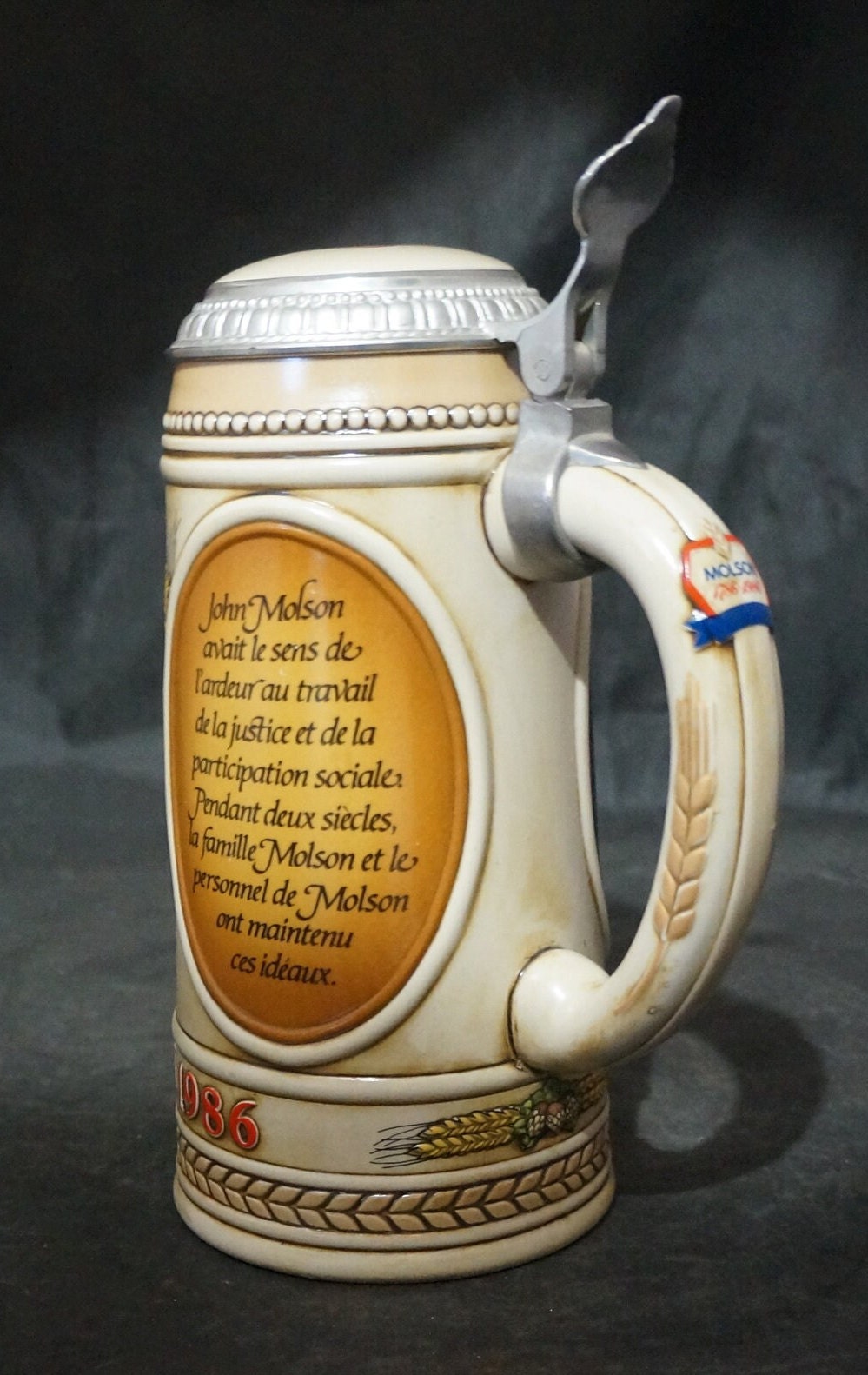 非売品 Cheers for 200 Years Molson Breweries 1786 - 1986