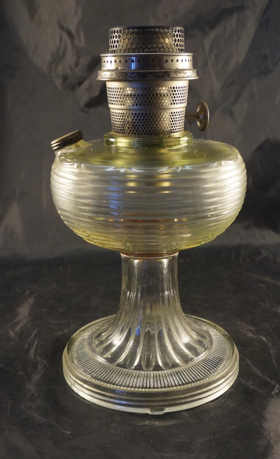 Aladdin Kerosene Oil Lamp Model B Beehive Clear Glass - Etsy