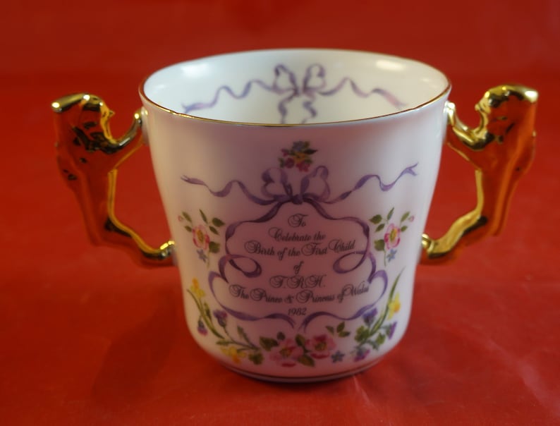 Paragon Loving Cup for Birth of HRH Prince William 1982
