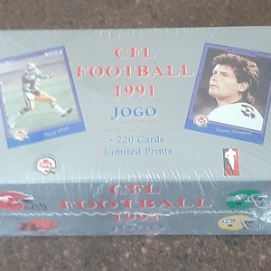 1991 Jeu de 220 cartes scellées en usine, ballon de football Jogo de la LCF