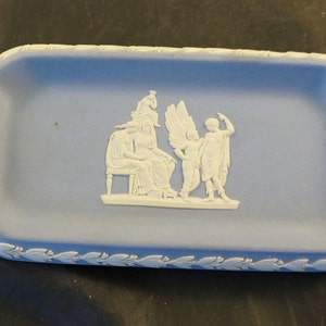 Wedgwood Blue Jasperware Compotier Oblong