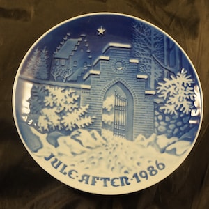 1986 Bing and Grohdahl Christmas Plate