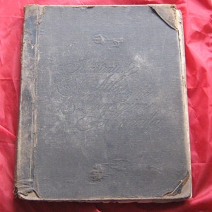 ATLAS Original Primera edición 1880 Atlas ilustrado del Dominio de Canadá presenta mapa de Palestina a página completa