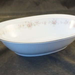 Noritake Oval Open Vegetable Bowl Thornton Pattern