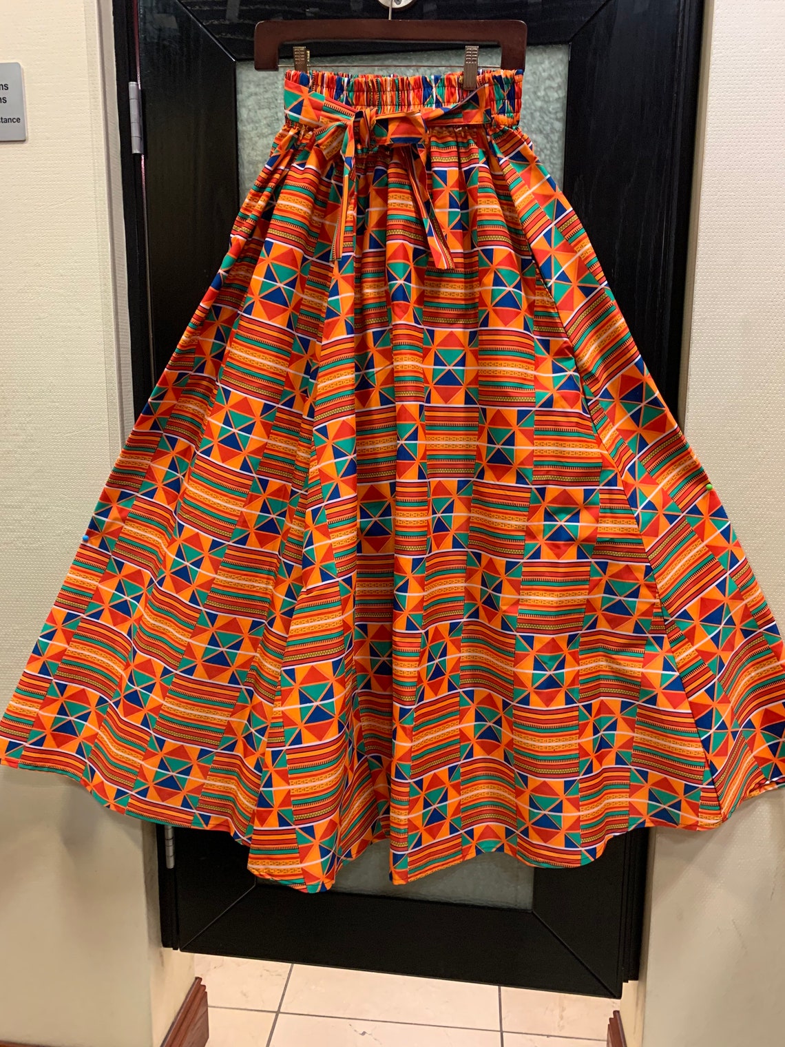 African Skirt. Kente Cloth Skirts Kente Skirts Ankara Etsy
