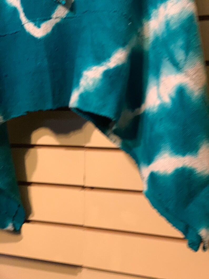 Mudcloth Shrug African Shrug Turquoise Shrug Tye Dye Shrug Etsy