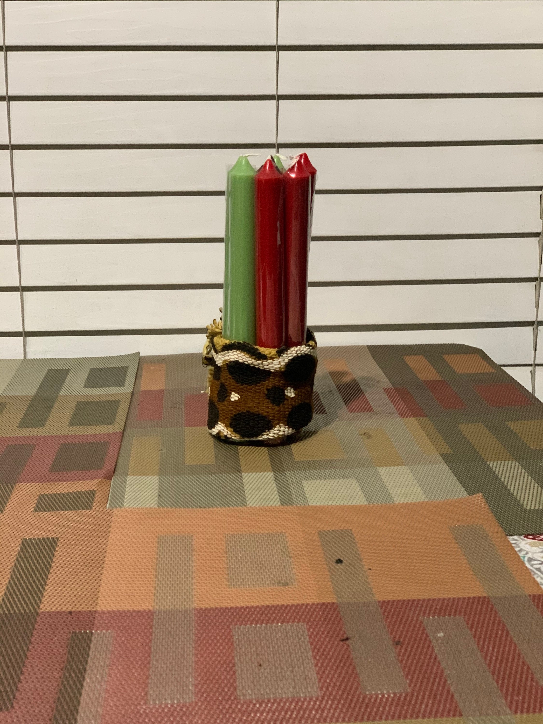 Eight Inch Kwanza Candles Set Kwanzaa Kwanzaa Set African Etsy UK