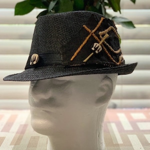 Men Hat, Kuba Cloth Hat, Ethic Hat, African Hat