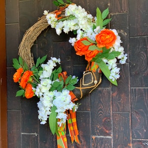 Christmas Gift Wreath, African Wreath, Grapevine Wreath, African Front Door Wreath, Exotic Wreath